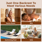 Backrest for Indoor/Outdoor Sauna
